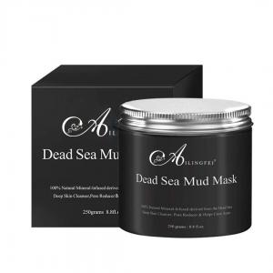 China Black Dead Sea Mud Facial Mask Whitening Deep Cleaning 250g/pc on sale