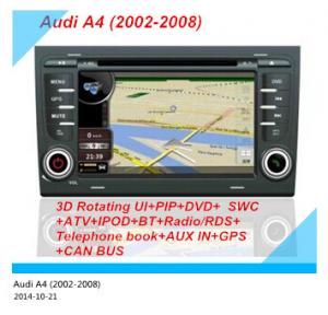 China Android car radio for Audi A4/Car dvd for audi A4 with gps Applied for:Audi A4 (2002-2008) on sale