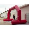 Buy cheap High Strength Red Custom Inflatable Arch CE / UL Air Blower Easy Operation from wholesalers