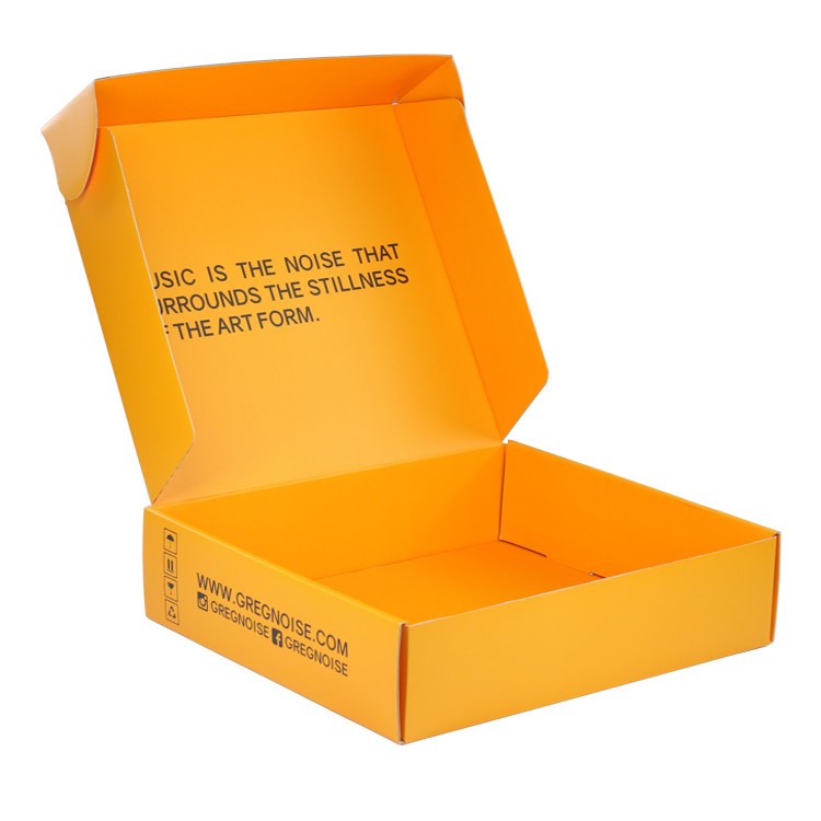  Orange Custom Printed Mailer Boxes / Corrugated Shipping Boxes With Private Label Manufactures