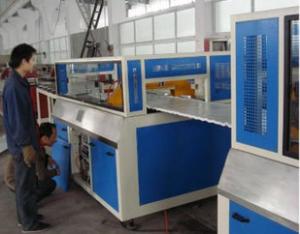China Damp-Proof WPC Desk Profile Production Line , WPC Wall Panel Profile Extruder on sale