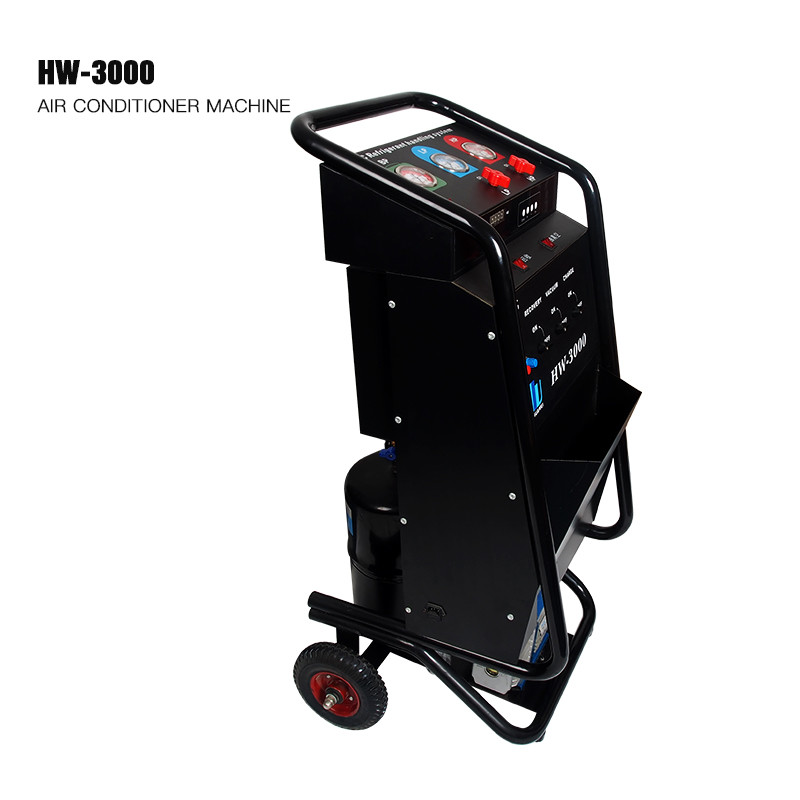  R134a HW-3000 Automotive Freon Recovery Machine Car AC Service Station Manufactures