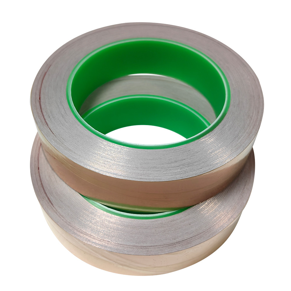 China Closer Look At EMI Shielding Copper Foil Tape With Double Conductive Adhesive on sale