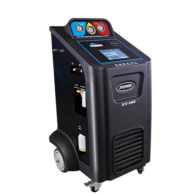  650g / Min Car Ac Recovery Machine With Colorful LCD Dynamic Display Manufactures
