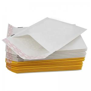 China White Packaging Envelopes 104g/M² Self Seal Poly Waterproof Kraft Bubble Mailer on sale