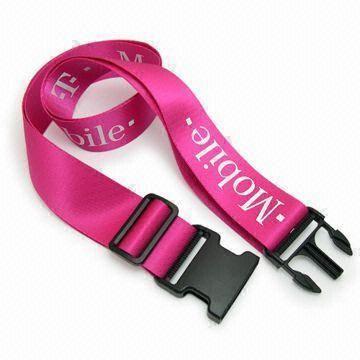  Nylon Luggage Belt, Measures 5 x 175cm, with Silkscreen and Offset Printing Logo Manufactures
