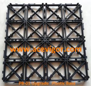  PB-01 Upgrade Interlocking Plastic Base for decking tiles Manufactures