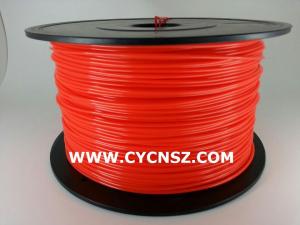 China SGS RoHS certify 3D print filament /PLA Fluorescent colors /1.75mm /3.00mm /1kg on sale