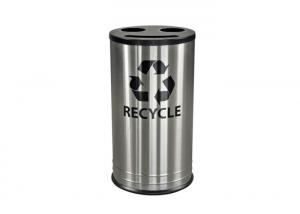 China Custom Design Stainless Steel Building Products / Stainless Steel Rubbish Bin For Park on sale