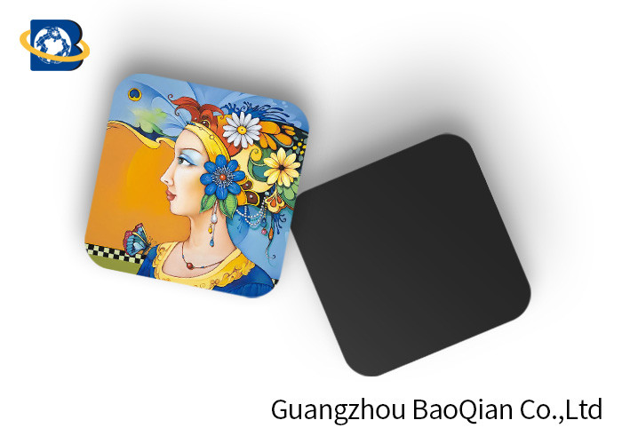  Mini 3D Personalised Tea Coasters / Cup Coasters , Custom Square Coasters Printing Placemat Manufactures