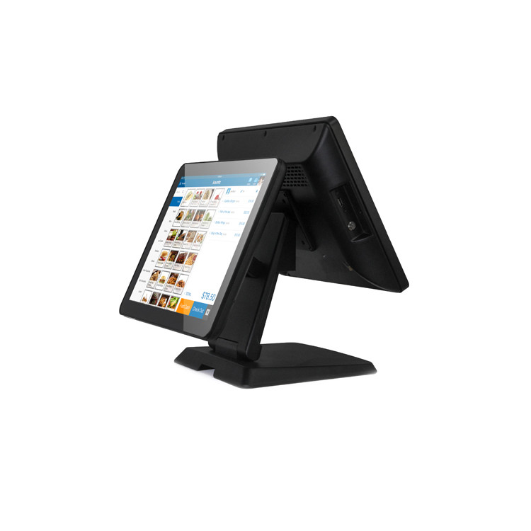 China 350cd/m2 Windows 10 Dual Screen POS System For Grocery Store on sale