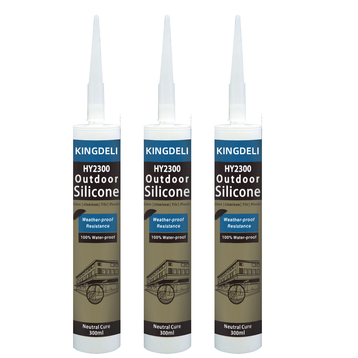 China General Transparent Neutral Silicone Sealant For Metal Aluminum on sale