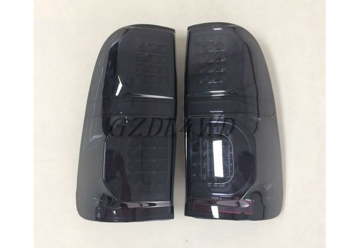 China Car Auto Parts Black Color Hilux Vigo Tail Light Lamp ABS Car Accessories on sale