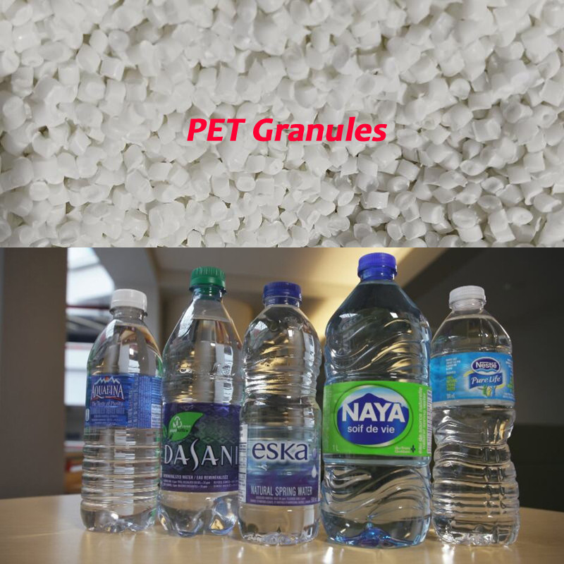 Transparent PET Plastic Granules IV 0.81 250℃ Melting Point For Water Bottles for sale