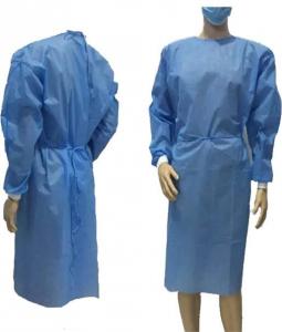  SMS Non Woven Fluid Resistant Isolation Gown With Cuff Manufactures