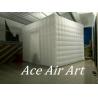 Buy cheap 3m x3m x2.4m white lighting square style inflatable photobooth with 1 door from wholesalers
