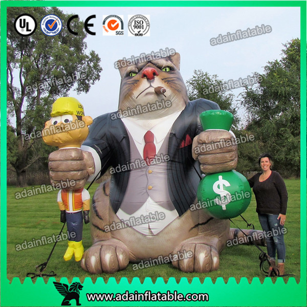  Giant 6m Cartoon Inflatable Cat Commerical Advertising For Outdoor/ Event Animal Mascot Manufactures