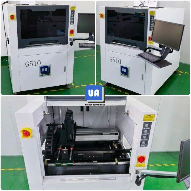 China 1.0mm*1.0mm QR Code PCB Laser Marking Machine 800KG on sale