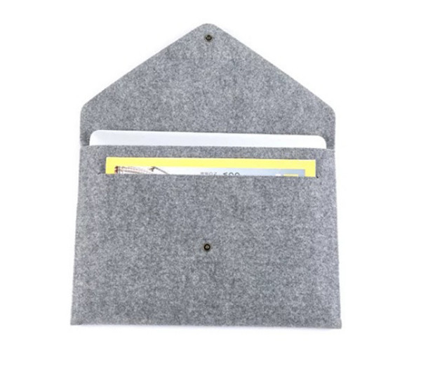  laptop accessories Woolen Felt Envelope Cover Sleeve bag. size IS a4. 3mm microfiber material Manufactures