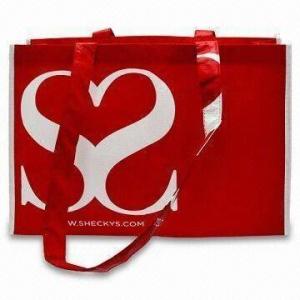  RPET Handy Shopping Bag with Silkscreen or Laminated Logo, Customized Designs are Welcome Manufactures