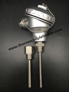 China Inserted Temperature Sensor RTD PT100 With Waterproof Head on sale