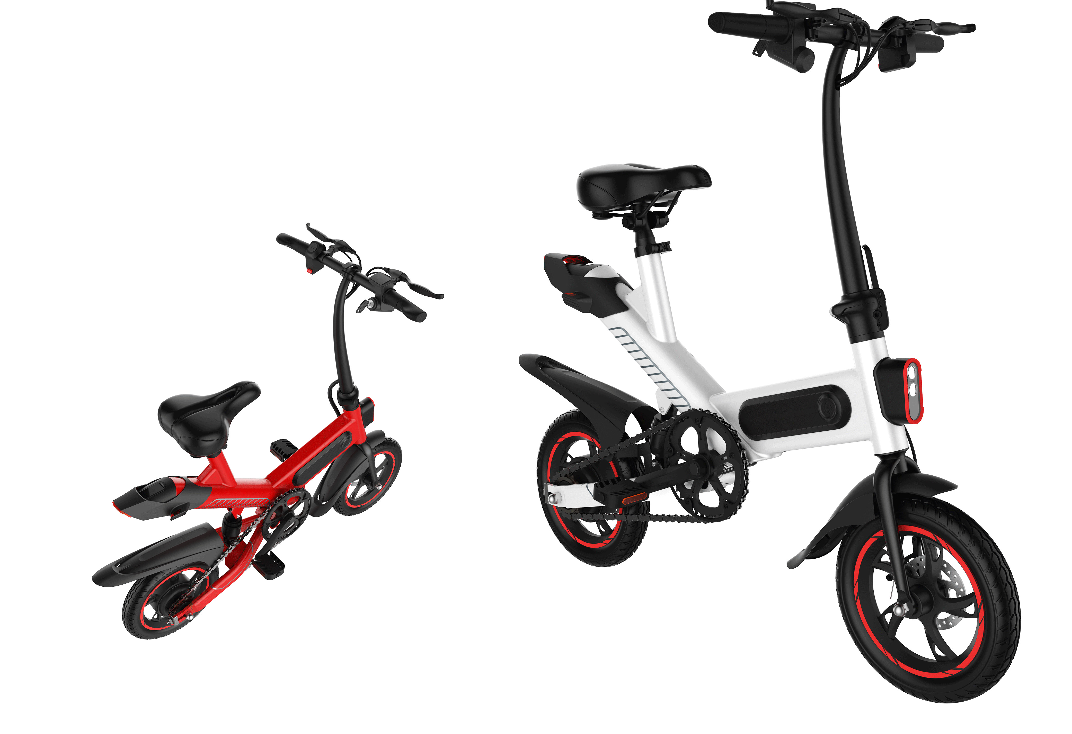 Quality Lady Sports Small Folding Electric Bike Lightweight Simple And Fashionable Design for sale