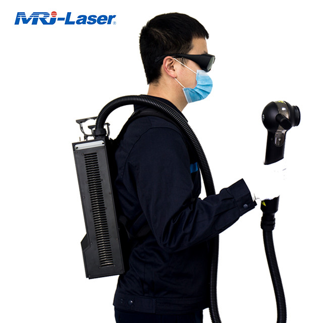 Buy Backpack Fiber Laser Cleaning Machine 100W 150W To Remove Stain
