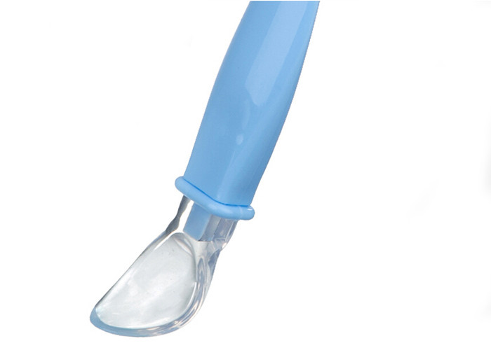 China Homemade And Organic Silicone Spoons For Babies , L 15.5cm *W 2.2CM on sale