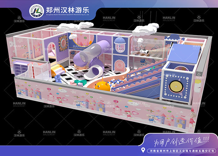 China Customized Theme Free Design Indoor Soft Play Equipment Slide And Steps on sale