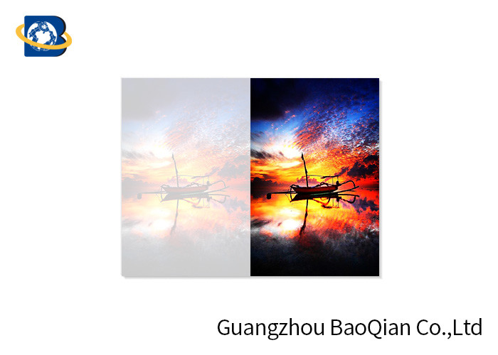  PET / PP Material 3D Picture Cards , Custom Lenticular Cards Beautiful Landscape Pattern Manufactures