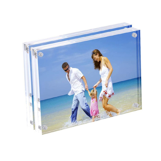  PMMA Custom Acrylic Fabrication Floating Acrylic Box Frame Acrylic Picture Frame Manufactures
