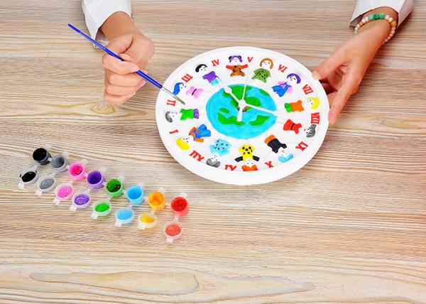 DIY Painting Battery Powered 9 Wall Clock Art And Craft ...