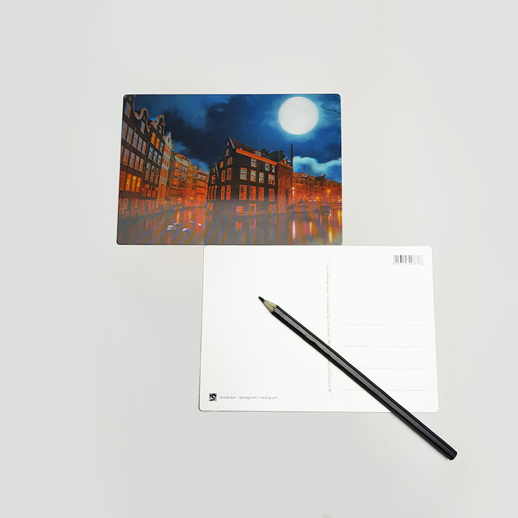  2022 hot sale PET material customized lenticular-printing post cards with 3D or flip effect or animation sell in Vietnam Manufactures