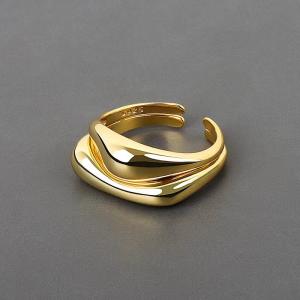 China Reusable Party Trendy Gold Rings , Multi Function Gold Fancy Ring on sale