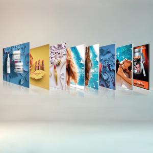  Free Standing Seg Photo Fabric Picture Frames Display For Exhibition Shopping Mall Manufactures
