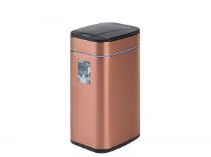 China Pedal Stainless Steel Kitchen Bin , 8L Office Trash Can With Lid on sale