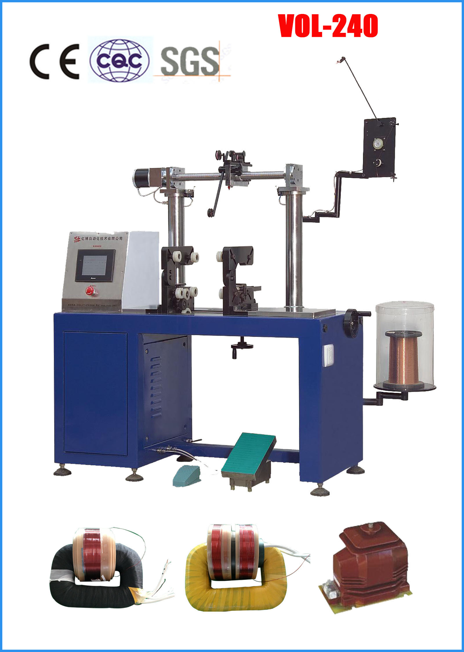  CNC coil winding machine for voltage transformer Manufactures