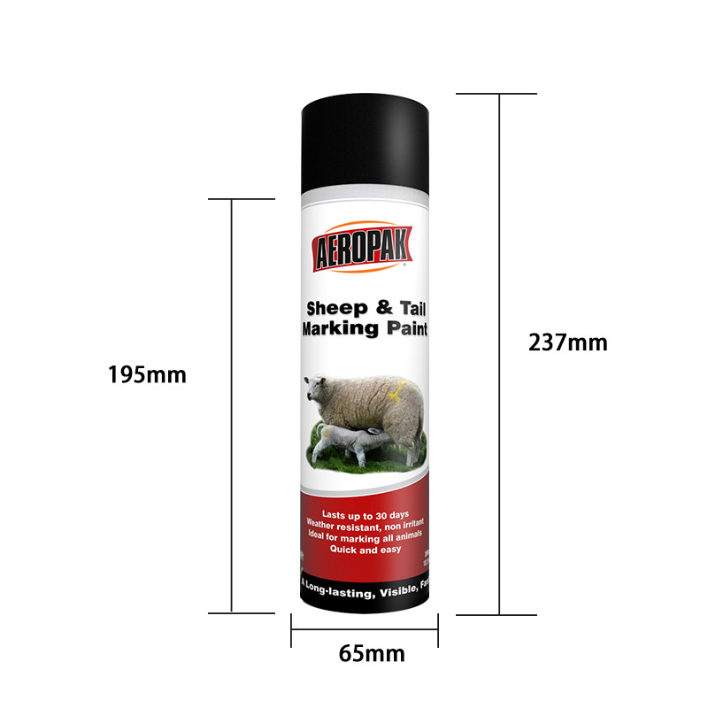  Acrylic 500ml Aerosol Animal Marking Paint Spray ISO9001 Manufactures