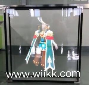  Portable 65cm App 3D Hologram Kit Led Advertising Fan 2 Wings 1600*720 Resolution Manufactures