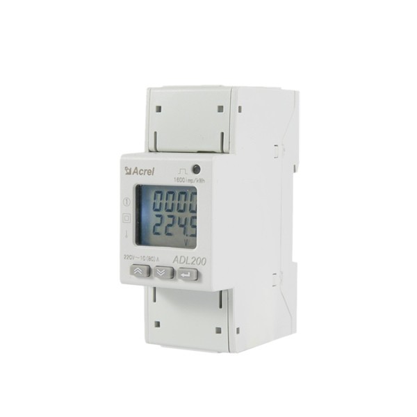  Digital single phase LCD din rail energy meter with Modbus protocol Manufactures