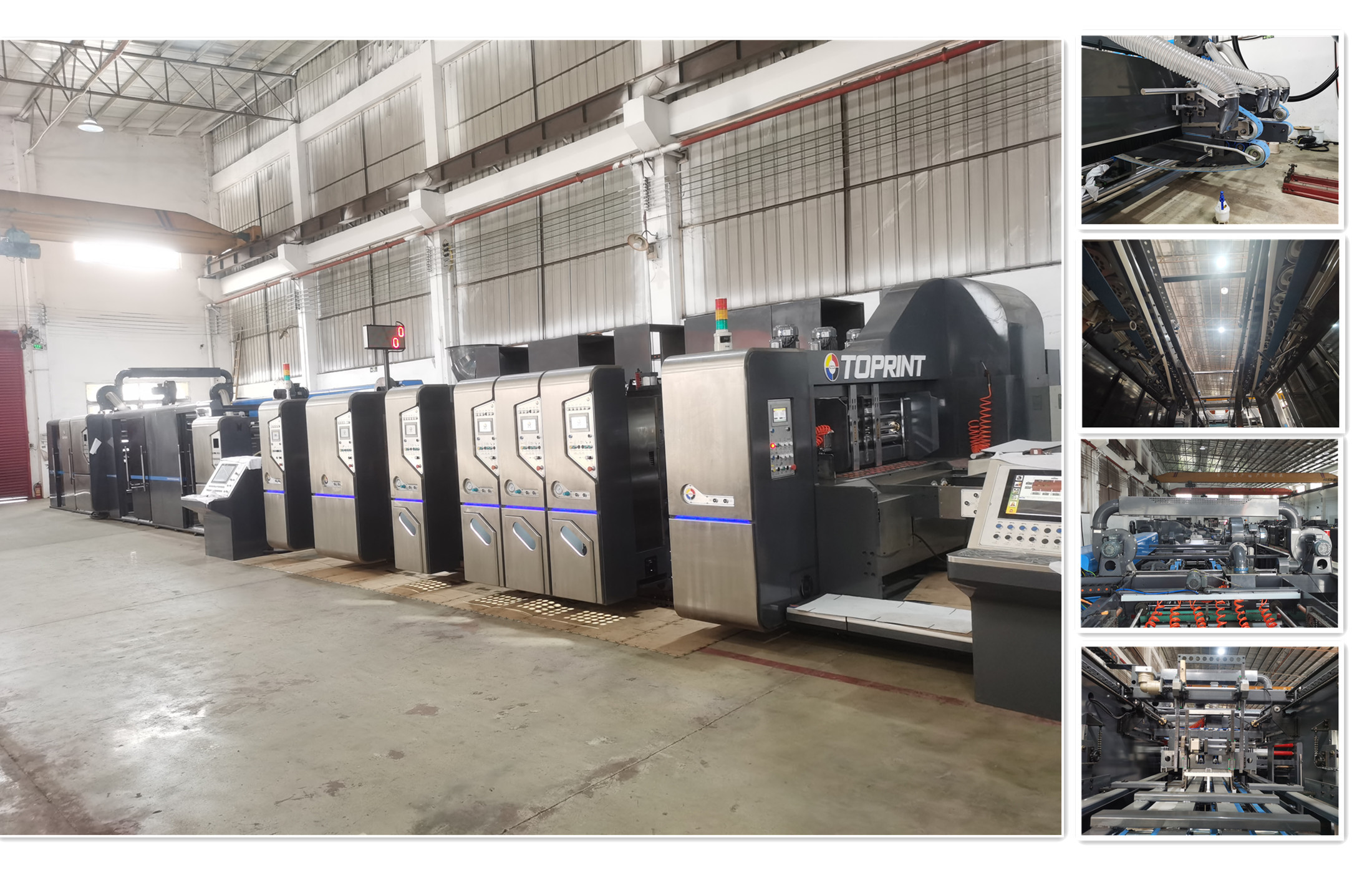 China Stable Carton Making Machine Corrugated Cardboard Box Manufacturing Machine Fully Automatic on sale