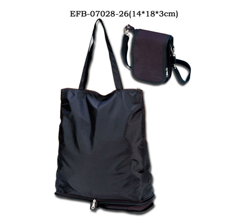 China Recycled folding tote bag, nonwoven foldable shopping bag on sale