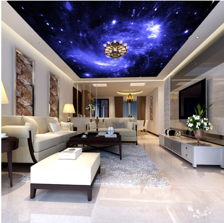  Starry Sky Recycle Polyester Ceiling Tiles Decorate For Home Cinema KTV Manufactures