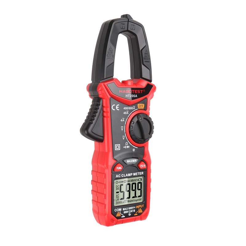  Manual 60A Digital Clamp Meters , 6000 Counts Clamp Voltage Meter Manufactures