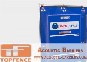  Temporary Sound Barriers Fence Noise Insulation and absorbed 40dB Minimum Any color and Size Customized Manufactures