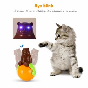  Safe puzzle funny  Sound And Light Ball five kinds of sounds  pet bear & tumbler toys Manufactures