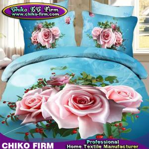 China China Supplier 100% High Quality Polyester Rose Print 3D Bedding Sets on sale