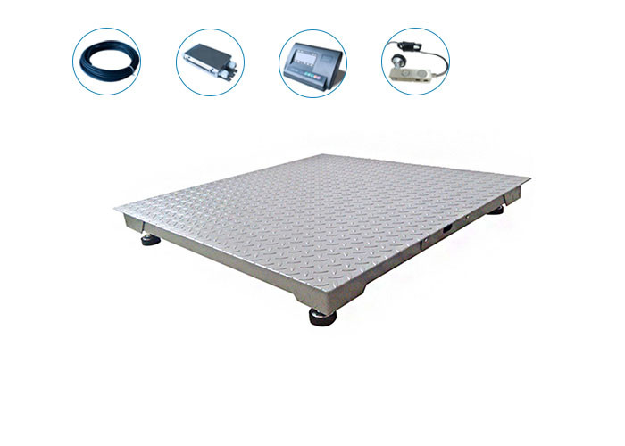 China Industrial Digital Heavy Duty Floor Scales 10 Ton Capacity CE Certified on sale