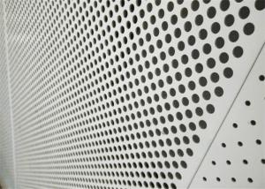 China Decorative Perforated Aluminum Sheet 5005 For The Curtain Wall / Electric Conductor on sale