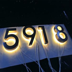  Rgb Outdoor 3d Letter Sign Led Door Number Led Backlit House Number Manufactures